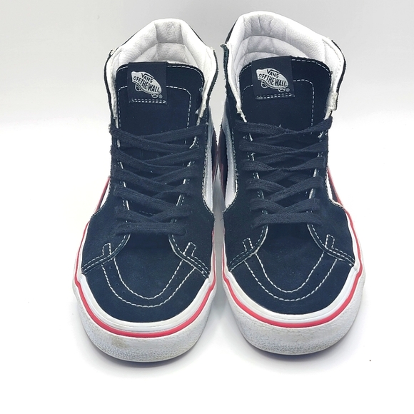 Vans Sk8-Hi Bolt Unisex Shoes Size 9, 10.5 Black/White #1204 - Picture 6 of 6